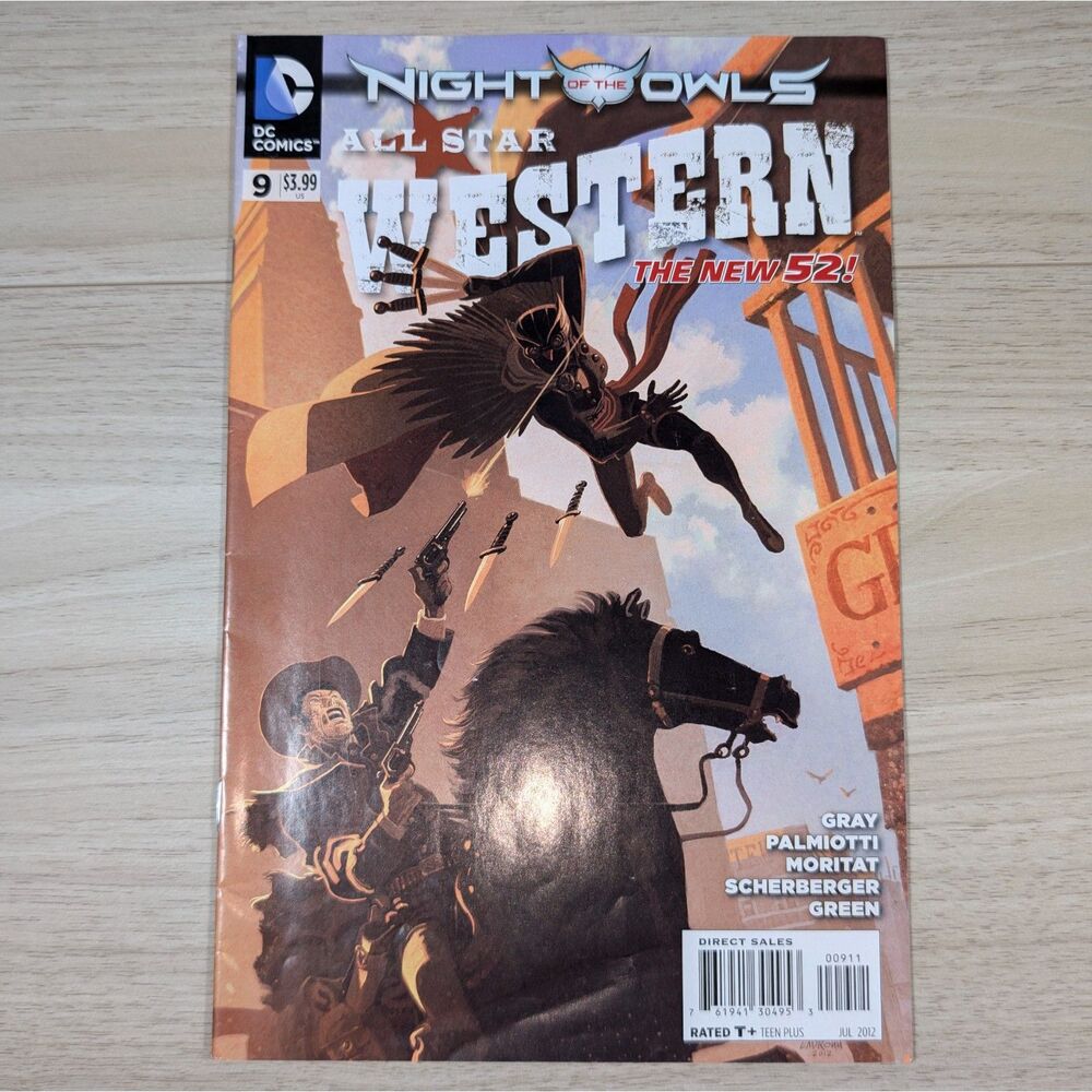 All Star Western #9 DC Comics New 52 Night of the Owls 2012 Comic Book VF